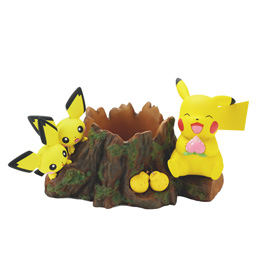 The Series of Pokemon Flower Pot: Chilling in the Forest with Pikachu